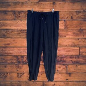 5 for $25🔥Needle & Cloth Navy Linen Blend‎ Jogger Pants Large (12-14)